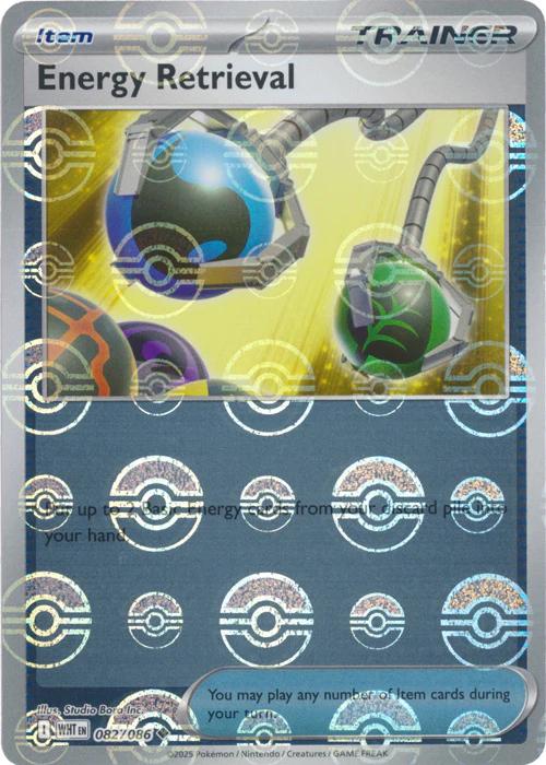 Energy Retrieval (Poke Ball Pattern) 082/086 - Holofoil SV White Flare