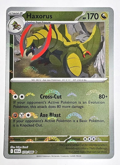 Haxorus (Poke Ball Pattern) 070/086 - Holofoil SV Black Bolt