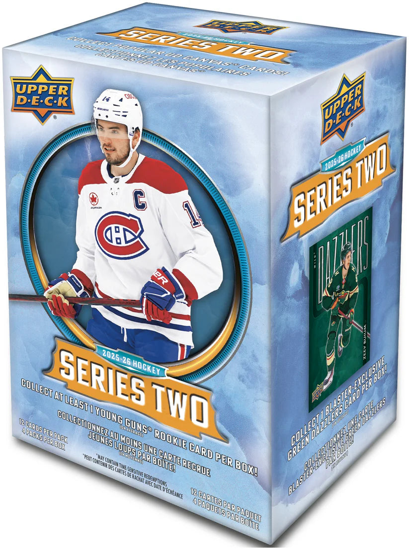 2025-26 Upper Deck Hockey Series 2 Blaster Box