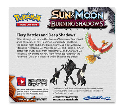 Pokemon Sun & Moon: Burning Shadows - Booster Box (imperfect wrap)