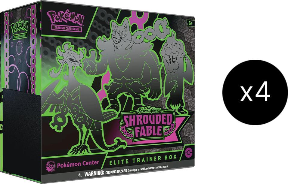Scarlet & Violet: Shrouded Fable - Elite Trainer Box Case (Pokemon Center Exclusive)