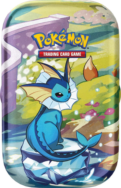 Pokemon Scarlet & Violet: Prismatic Evolutions Mini Tin (Vaporeon)