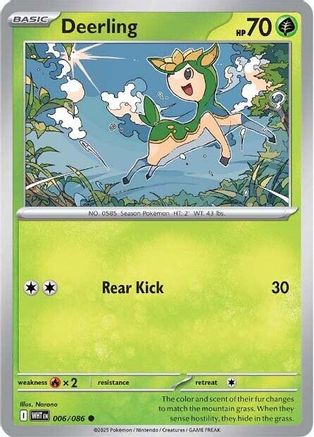 Deerling 006 SV White Flare