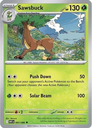 Sawsbuck 007 SV White Flare