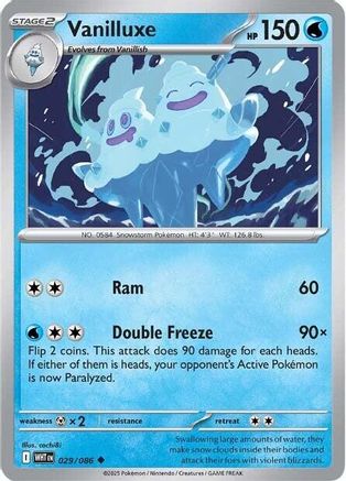 Vanilluxe 029 SV White Flare