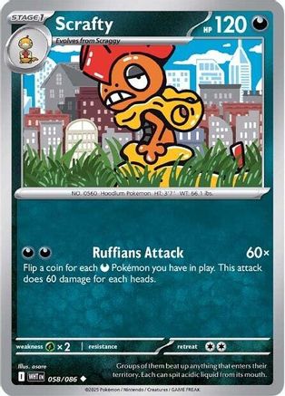 Scrafty 058 SV White Flare