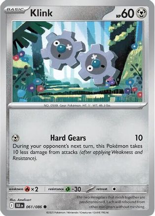 Klink 061 - Reverse Holofoil SV Black Bolt