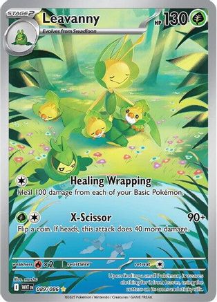 Leavanny 089/086 - Holofoil SV White Flare