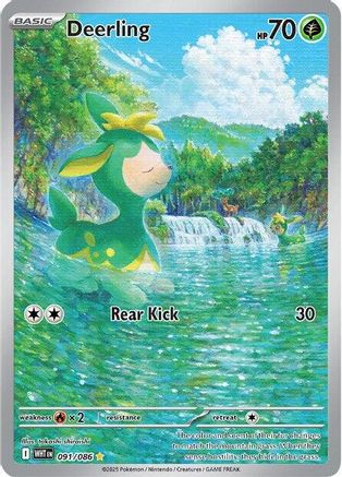 Deerling 091/086 - Holofoil SV White Flare