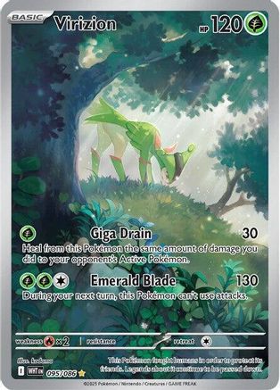 Virizion 095/086 - Holofoil SV White Flare