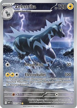 Zebstrika 115/086 - Holofoil SV White Flare