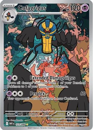Cofagrigus 123/086 - Holofoil SV White Flare