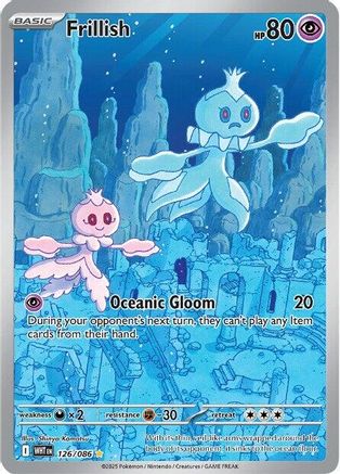 Frillish 126/086 - Holofoil SV White Flare