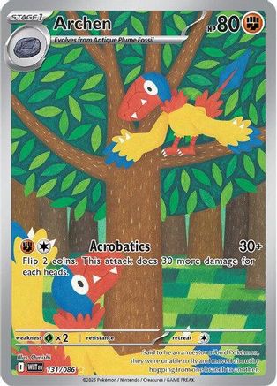 Archen 131/086 - Holofoil SV White Flare
