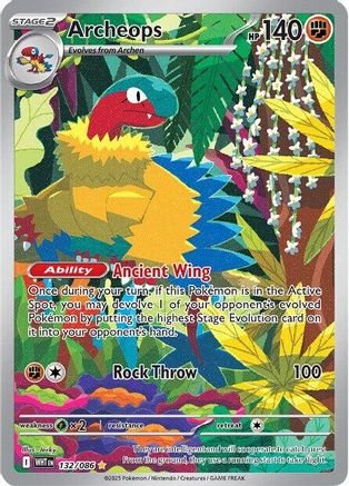 Archeops 132/086 - Holofoil SV White Flare