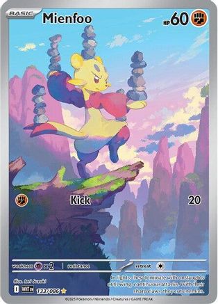 Mienfoo 133/086 - Holofoil SV White Flare