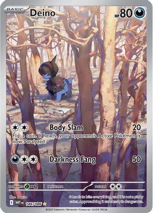 Deino 146/086 - Holofoil SV White Flare