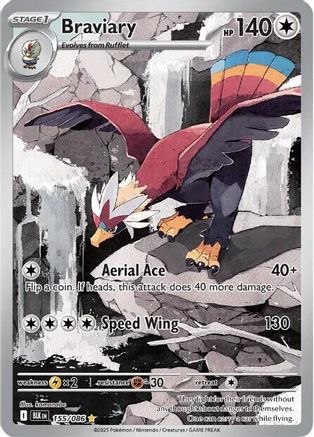 Braviary 155/086 - Holofoil SV Black Bolt