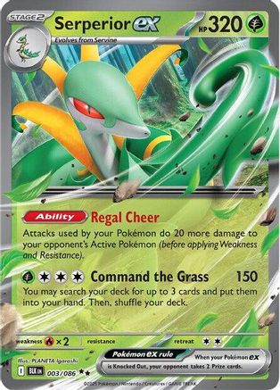 Serperior ex 003 - Holofoil SV Black Bolt