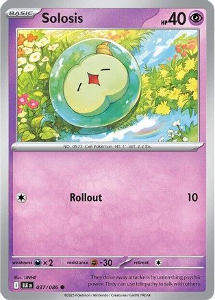 Solosis 037 - Reverse Holofoil SV Black Bolt