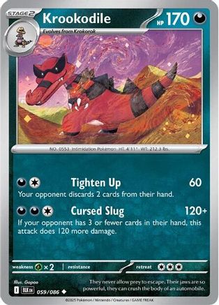 Krookodile 059 SV Black Bolt