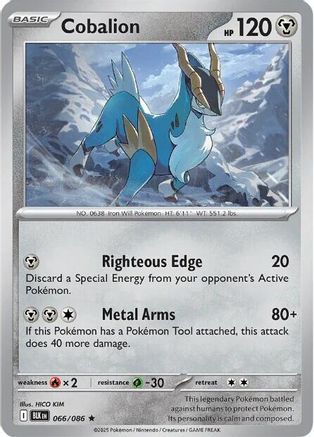 Cobalion 066 - Holofoil SV Black Bolt
