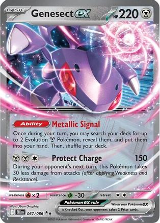 Genesect ex 067 - Holofoil SV Black Bolt
