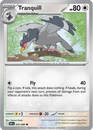Tranquill 072 SV Black Bolt