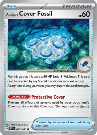 Antique Cover Fossil 080 SV Black Bolt