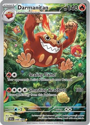 Darmanitan 098/086 - Holofoil SV Black Bolt