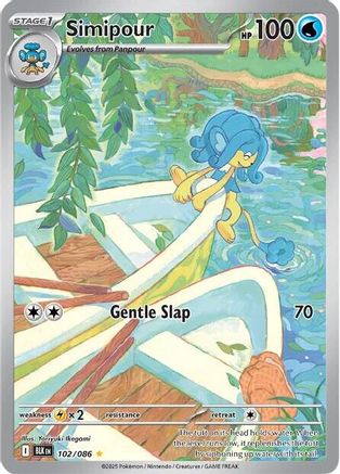 Simipour 102/086 - Holofoil SV Black Bolt
