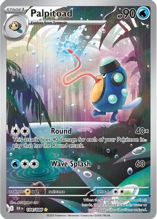Palpitoad 104/086 - Holofoil SV Black Bolt