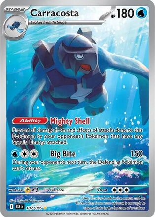 Carracosta 107/086 - Holofoil SV Black Bolt