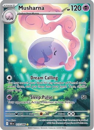 Musharna 117/086 - Holofoil SV Black Bolt