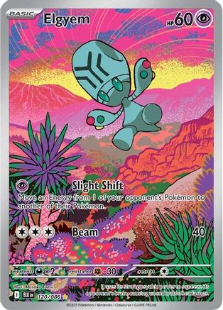 Elgyem 120/086 - Holofoil SV Black Bolt