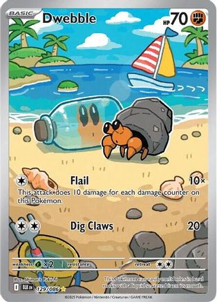 Dwebble 129/086 - Holofoil SV Black Bolt