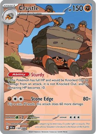 Crustle 130/086 - Holofoil SV Black Bolt