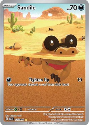 Sandile 135/086 - Holofoil SV Black Bolt