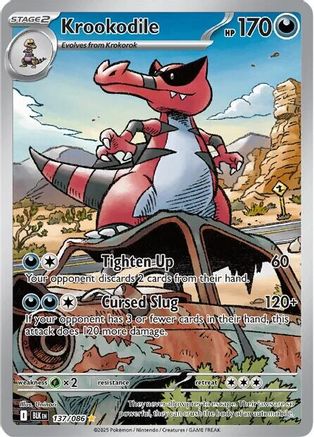 Krookodile 137/086 - Holofoil SV Black Bolt