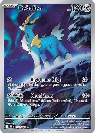 Cobalion 144/086 - Holofoil SV Black Bolt