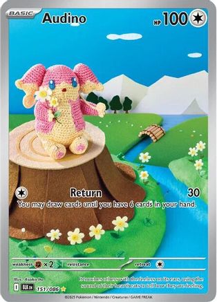 Audino 151/086 - Holofoil SV Black Bolt