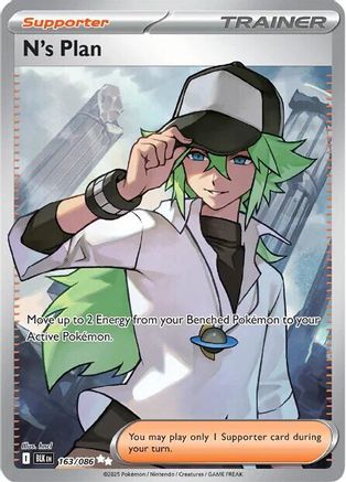 N's Plan 163/086 - Holofoil SV Black Bolt