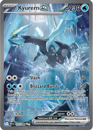 Kyurem ex 165/086 - Holofoil SV Black Bolt