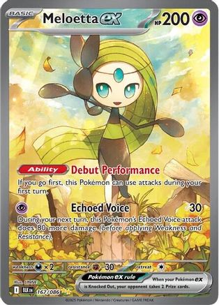 Meloetta ex 167/086 - Holofoil SV Black Bolt