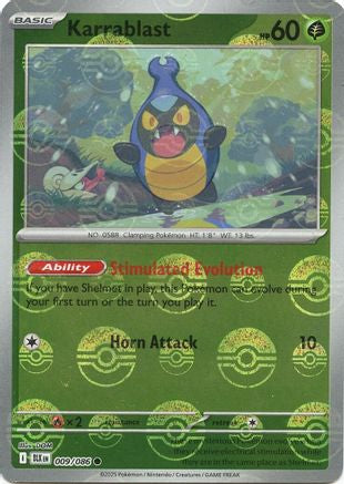 Karrablast (Poke Ball Pattern) 009 - Holofoil SV Black Bolt