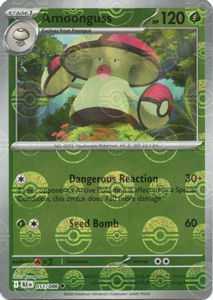 Amoonguss (Poke Ball Pattern) 011 - Holofoil SV Black Bolt
