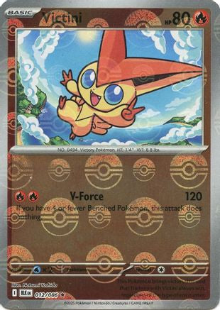 Victini (Poke Ball Pattern) 012 - Holofoil SV Black Bolt