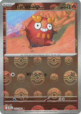 Darumaka (Poke Ball Pattern) 013 - Holofoil SV Black Bolt