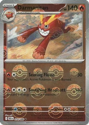 Darmanitan (Poke Ball Pattern) 014 - Holofoil SV Black Bolt