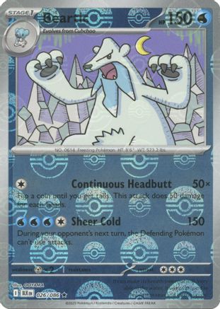 Beartic (Poke Ball Pattern) 026 - Holofoil SV Black Bolt